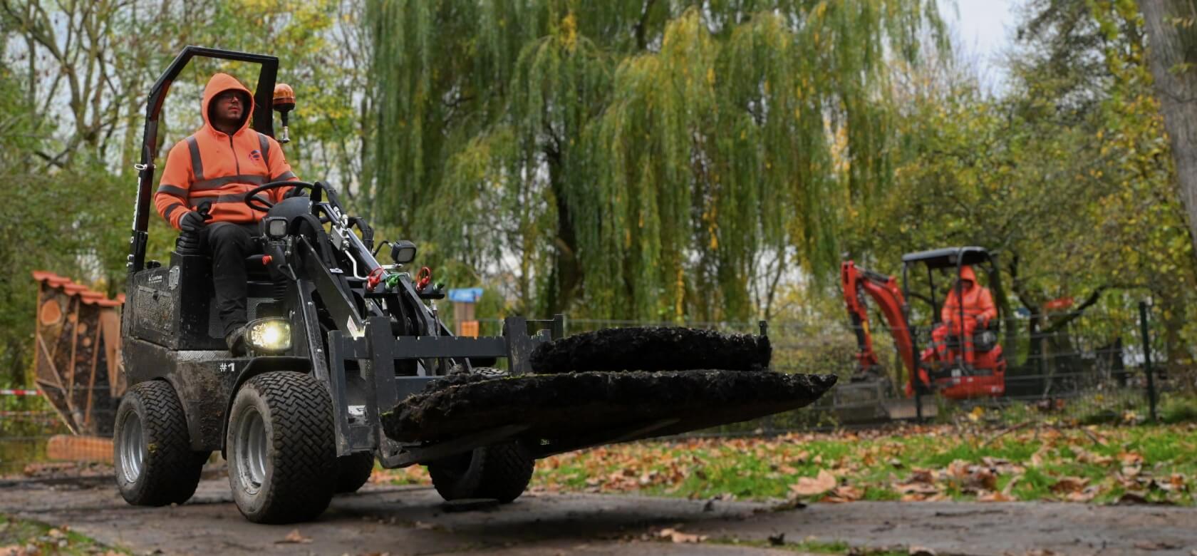 Grondwerken aannemersbedrijf Blauwgrond